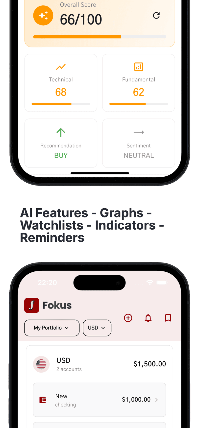Fokus: AI Portfolio Tracker screenshot 4